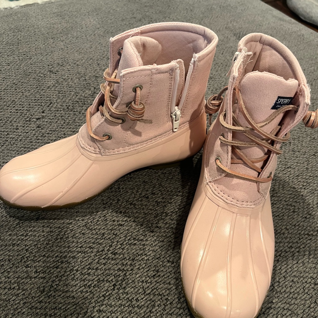 Sperry Kids Or Women’s Pink Duck Boots